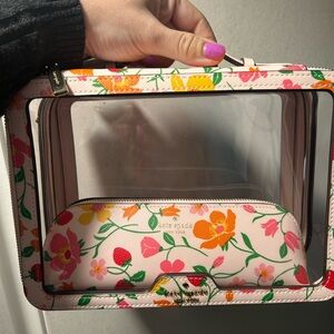 Kate Spade travel makeup bag